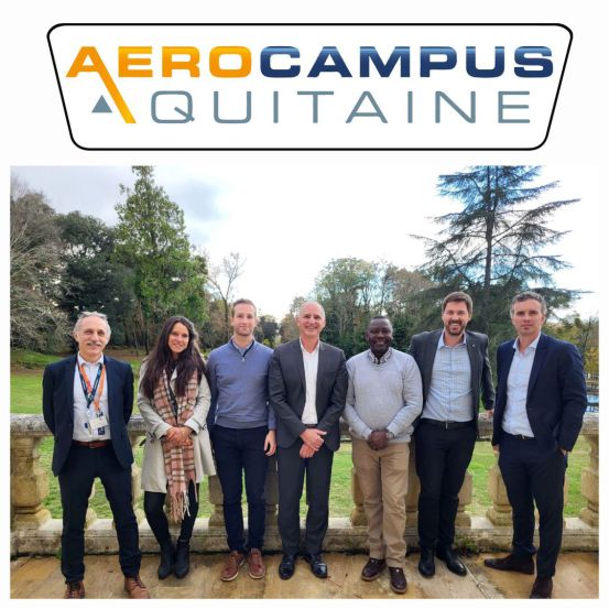 Mutech Training institute CEO visits Aerocampus in Bordeaux France